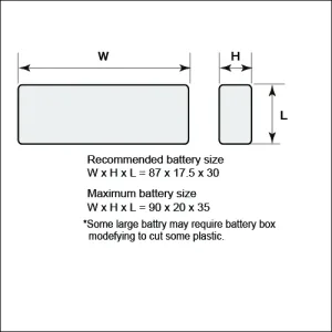 Battery Stand Unit for EX-1 KIY - Image 1