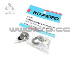 KO Propo Set de Piñones Aluminio para Servo RSx Response - Imagen 1