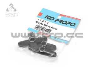 KO Propo Brazo de Servo Plastico/Metal Negro - Imagen 1