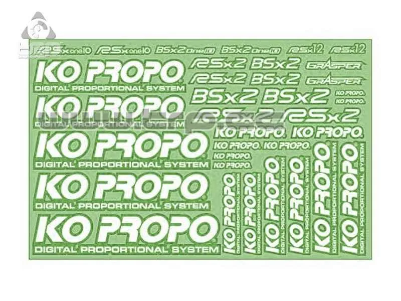 Adhesivo KO PROPO transferible precortado Verde